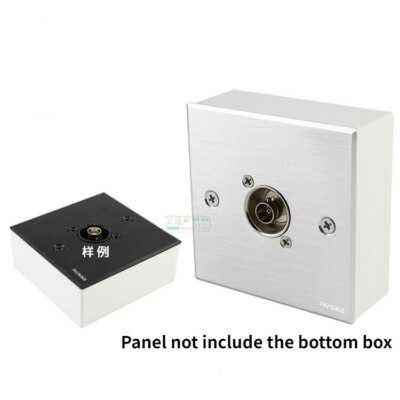 1Pcs D type 1-bit 86 panel aluminum alloy BNC welding docking socket A86-1BNC
