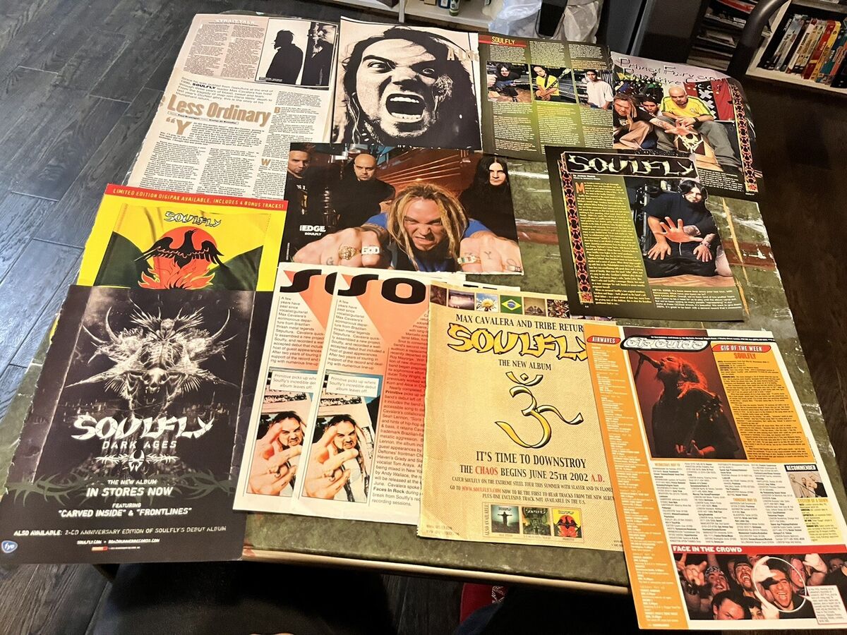 Cavalera Conspiracy 24x34 Poster Max Cavalera Soulfly 77 Clippings