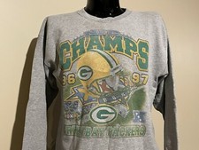 GREEN BAY PACKERS vintage 96-97 NFC Champs sweatshirt Large Starter made in USA