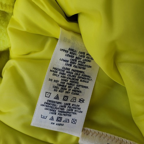 Lands End Kinder Kleinkind 2T Squall Grow-a-Longs Schneelätzchen lila/Neongelb - Bild 11 von 12