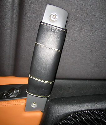 ALFA ROMEO BRERA & SPIDER Cover Door Handle Dx & Sx BLACK LEATHER
