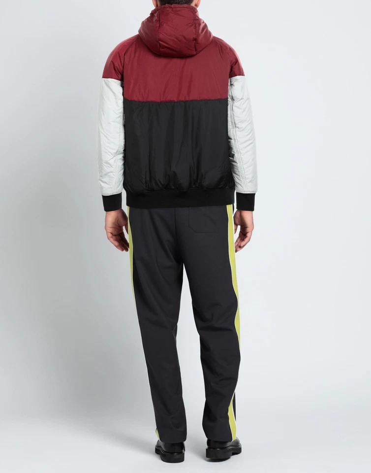 GUESS Techno Fabric Jacket Size S Colour Block Hooded - Image 2 of 4