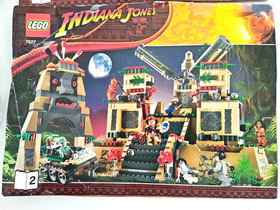 LEGO Indiana Jones 7627 Temple Crystal Skull -Partial Set 4 bags sealed 2 open