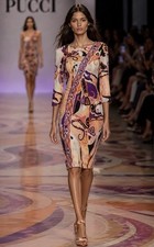 pucci dress 40 So Pretty Silk Pucci Summer No Tag But Signed