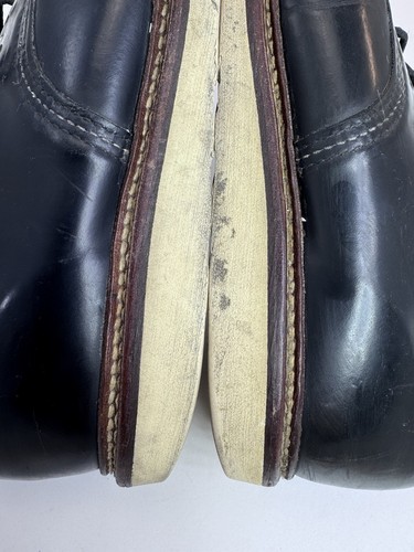RARE DISCONTINUED RED WING 8106 MOC TOE OXFORDS BLACK CHROME Sz 10.5 D - Picture 20 of 24