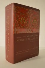 Sources Japanese Tradition Vol.2 Second Edition Theodore de Bary Carol Gluck A..