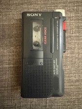 Vintage Sony M-450 Microcassette Handheld Voice Recorder For Parts/Repair 