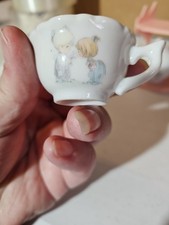 Precious Moments Teapot, Cup, And Stand