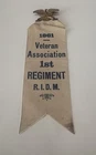 Interesting Rhode Island First Defender Reunion Ribbon- 1st Regiment -RIDM- 1861