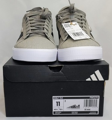 Adidas shoes men Daily 3.0 GRAY/BL Size 11 (LIMITED EDITION) FW3270