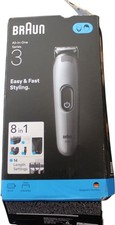 Braun Series 3 All-in-one Trimmer - Grey - 8-in-1 Wet & Dry Styling - Cordless