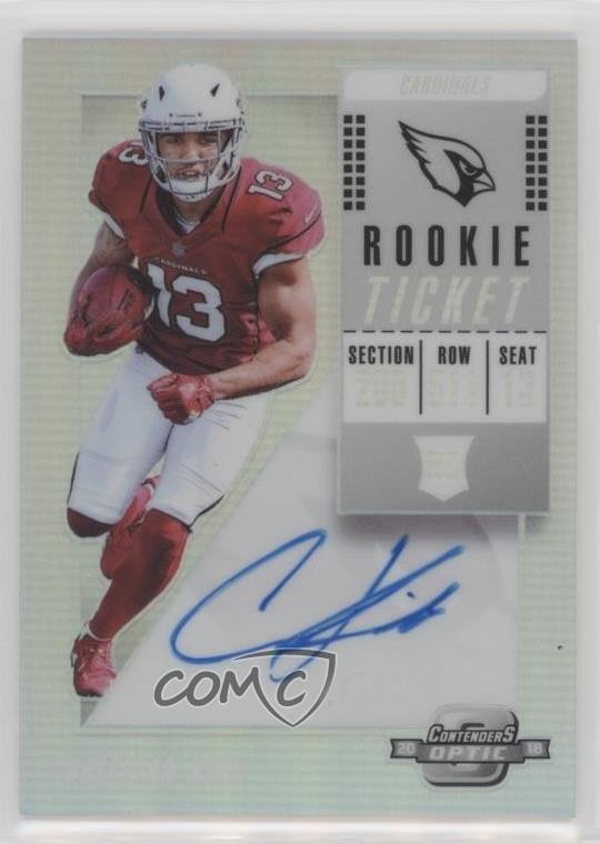 2018 Panini Contenders Optic Ticket RPS Christian Kirk #119 Rookie Auto RC 0r5n