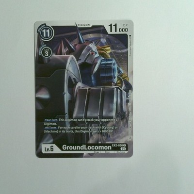 GroundLocomon EX2-036 C Digimon CCG Digital Hazard Near Mint
