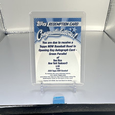 TOPPS 2026 NOW Road to Opening Day Ben Rice A...