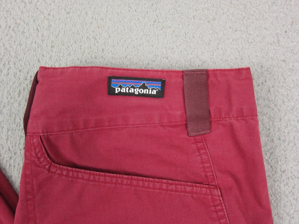 Patagonia Pants Womens 10 Red Escala Rock Canvas Casual Hiking Outdoor 82920 - Image 2 of 4
