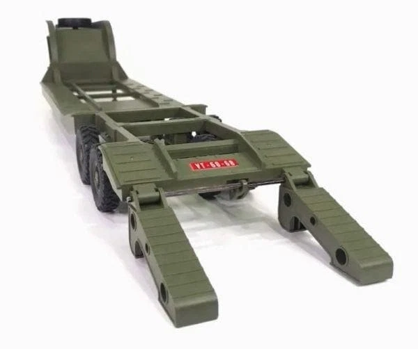 1/16 rimorchio militare RC E-1 tipo cingolato camion trasporto set - Immagine 3 di 4