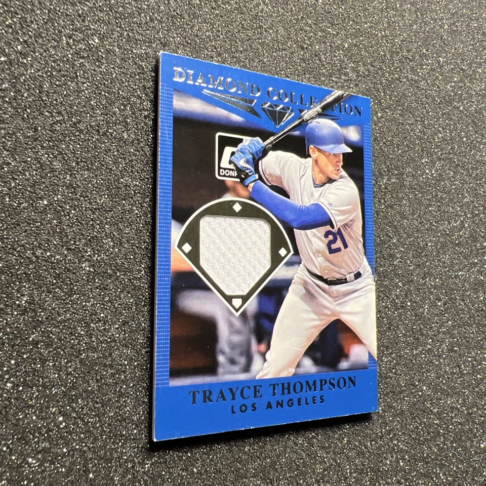 2017 Donruss TRAYCE THOMPSON #DC-TT Diamond Collection JERSEY - DODGERS  - Image 2 of 4