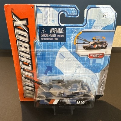 Matchbox Abrams M1A1 Tank  United Alliance  2011   Real Working Parts