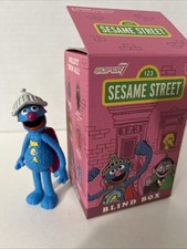 SUPER7 SESAME STREET SERIES WAVE 2 SUPER GROVER ReAction FIGURES Blind Box Open