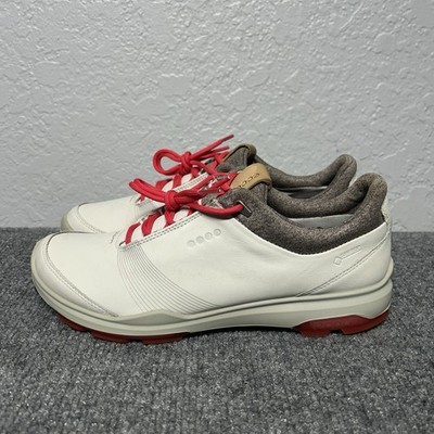 ECCO Biom Hybrid 3 Golf Shoes Womens Size US 8 Yak Leather Gore-Tex