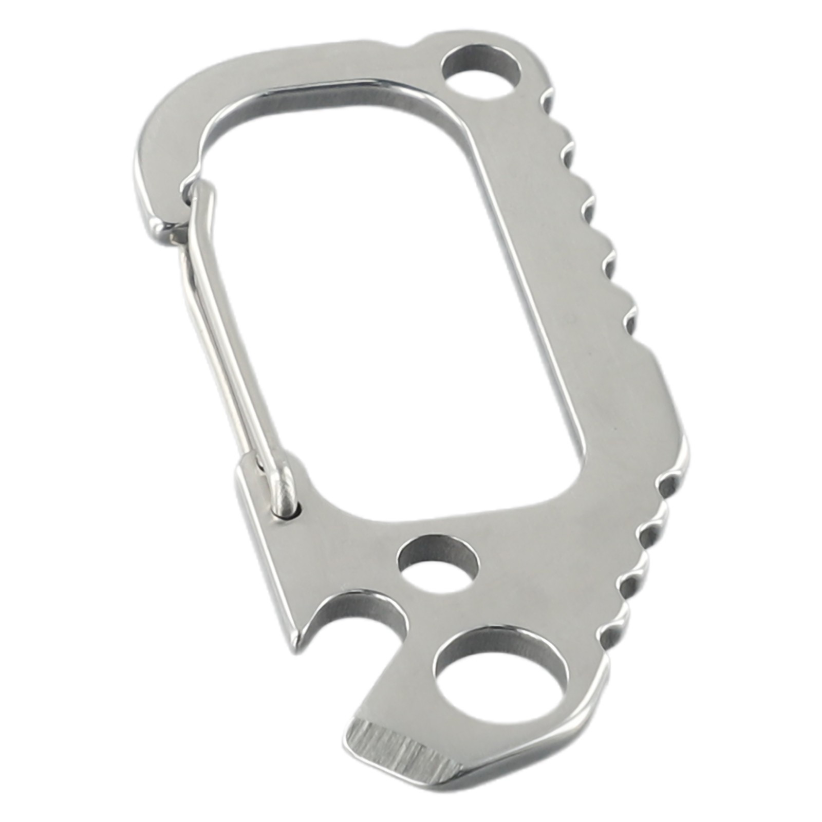 1PC Multi-Function Carabiner D-Ring Key Chain Clip Hook Hiking Climbing Buckle
