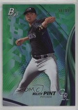 2017 Bowman Platinum Top Prospects Green 56/99 Riley Pint #TP-RP 6a6