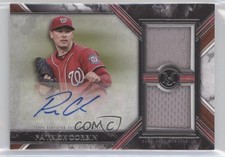 2022 Topps Museum Collection Swatches Dual Relic 113/275 Patrick Corbin Auto ni4
