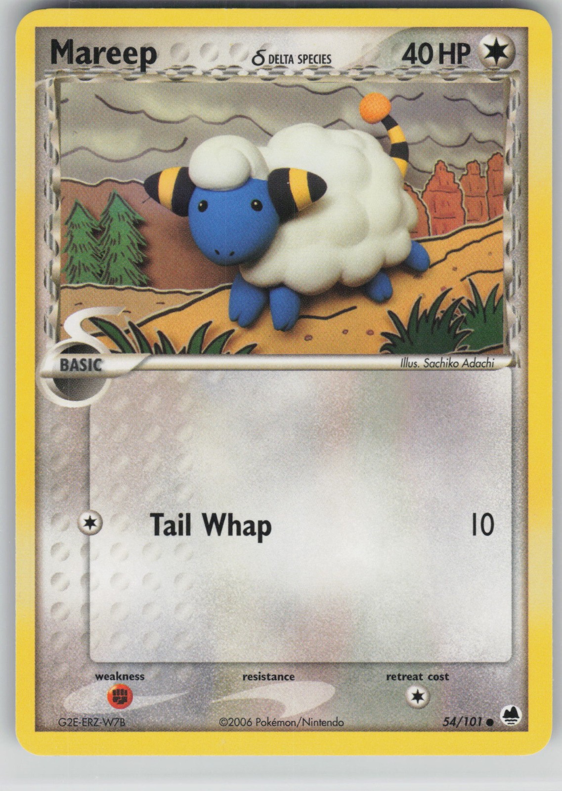 Mareep (Delta Species) Common Dragon Frontiers 54/101 LP
