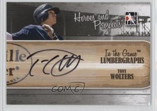2011 ITG Heroes and Prospects Lumbergraphs /100 Tony Wolters #L-TW Auto 0w4