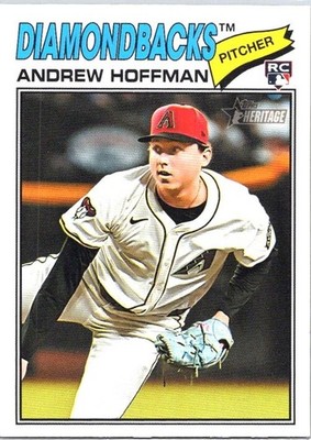 2026 Topps Heritage - Andrew Hoffman #211 RC Rookie Diamondacks