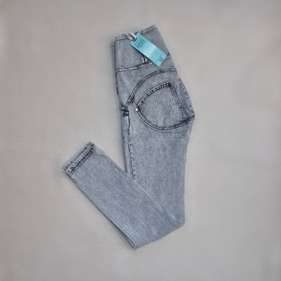 FREDDY WR.UP  Push-Up Jeans High Waist Gr. XS (RE)MOVE Shaping blau Acid Wash