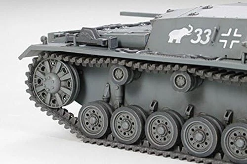 Tamiya 1/48 Military No.07 GERMAN STURMGESCHUTZ III Ausf. B kit 32507 JAPAN81 - Immagine 4 di 4
