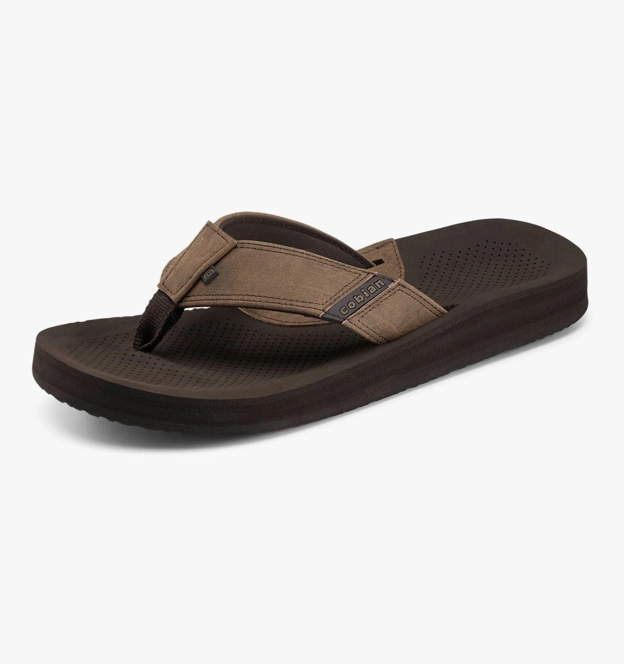 NWT~ Cobian sz 13 Men's ARVII ARV2 Sandals Flip Flops Arch Support JAVA Brown