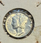 1944 P MERCURY DIME BU GEM FULL BANDS UNCIRCULATED