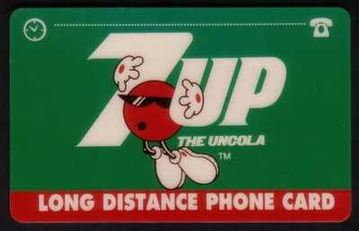 5u 7-Up Uncola Telefonkarte Für Ferngespräche SPECIMEN LDDS WorldCom