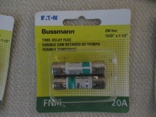 Eaton Cooper Bussmann BP/FNM-20 - 20 Amp 250V Time Delay Fuse 2pk NEW