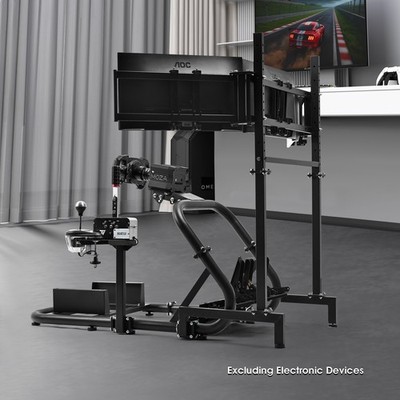 Mokapit Rennsimulator Cockpit mit Dreifach-Monitorhalte für Thrustmaster T248