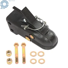 15000LBS 2-5/16" Capacity Adjustable Trailer Coupler Channel-Mount Coupler