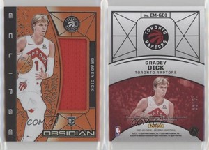 2023-24 Panini Obsidian Electric Etch Orange Flood /99 Gradey Dick Rookie RC