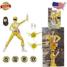 Mighty Morphin Yellow Ranger 6-Inch Action Figure   Lightning Collection    D...