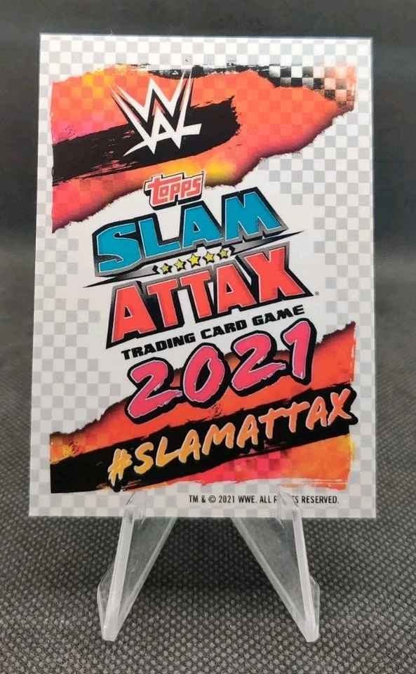 2021 Topps Chrome WWE Slam Attax #146 Sasha Banks Wrestling Card - Image 2 of 2