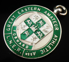Серебро Sterling Silver Enamel Pocket Watch