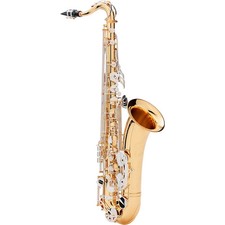 Yamaha 2025 LE Professional Bb Tenor Saxophone Gold Lacquer Silver Plated Keys