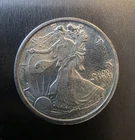 .999 Fine .25 oz Walking Liberty Design Silver Round