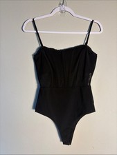 Princess Polly Black Corset Bodysuit