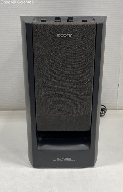 Sony SA-W303 Black 120V 35W 60Hz Home Speaker Powered Active Super Woofer