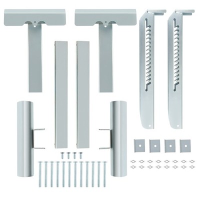 Short Body Extension Two-Rung up to 20 inch for Working at Height Adjustable