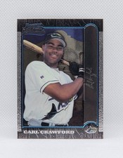 1999 Bowman Chrome International Carl Crawford (RC) #440 RARE!