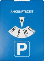 RNK Verlag Parkscheibe Mit Ladescheibe, Karton, Blau/GrüN 3 Bis 80 Stk