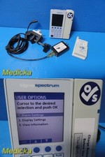 Baxter Sigma Spectrum Infusion Pump W/ Battery Module, Adapter & Clamp ~ 37413